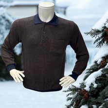 Eren Style Kışlık Pamuklu Selanik Örgü Uzun Kollu Erkek-Kadın  Sweatshirt (Regular Kalıp)