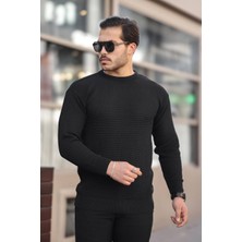 Eg38 Tmb Kare Triko Kazak Siyah