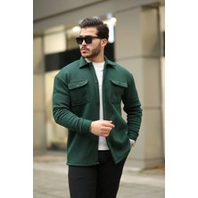 Eg38 Mrs 3 Iplik Cepli Gömlek Zümrüt Yeşili