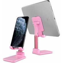 Narnuga Pembe Aynalı Cep Telefonu Sabitleyici Stand Katlanabilir Ayarlanabilir Telefon Stan - MCT9454-6555