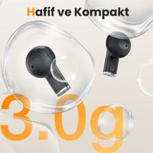 1hora AUT209 Tws Şeffaf Bluetooth Kulaklık - Kablosuz - Şarj Kutulu - Ios ve Android Uyumlu - Dokunmatik Kontrol - Black