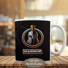 Asilmeydan Warrior Maskeli Şovelye Basılı Kupa Bardak Hediyelik-4466