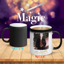 Asilmeydan Dik ve Karizma Duruşlu Mustafa Kemal Atatürk Sihirli Kupa BARDAK-R262