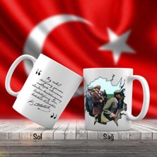 Asilmeydan Asil Hediyelik Mustafa Kemal Atatürk - Trakya Manevraları - Atatürk'ün Sözleri -Kupa Bardak