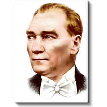 Tablofest Modern Tasarım Atatürk Portresi Kanvas Tablo