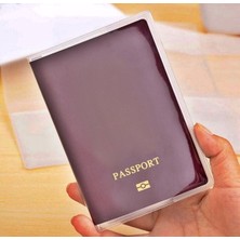 Boldy Şeffaf Pasaport Kılıfı - Pasaport Cüzdanı - Pasaport Koruma Kabı - Pasaport Koruyucu - Pasaportluk 1 Adet