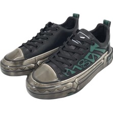 Marcomen 20036 Casual Şık Deri Spor Ayakkabı Siyah