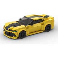 Qiqi Shop Bumblebee Yarış Yapı Taşları Chevrolet Camaro Spor Araba Oyuncak (Yurt Dışından)