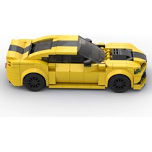 Qiqi Shop Bumblebee Yarış Yapı Taşları Chevrolet Camaro Spor Araba Oyuncak (Yurt Dışından)