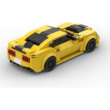 Qiqi Shop Bumblebee Yarış Yapı Taşları Chevrolet Camaro Spor Araba Oyuncak (Yurt Dışından)