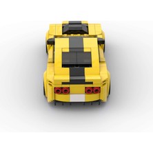 Qiqi Shop Bumblebee Yarış Yapı Taşları Chevrolet Camaro Spor Araba Oyuncak (Yurt Dışından)