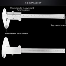 Dtools Verniye Kumpasları 6 Paslanmaz Çelik Dijital Olmayan Kumpas 06 İNÇ/0150MM Manuel Mikrometre Kumpas Yüksek Hassasiyetli Kumpas Enc (Yurt Dışından)