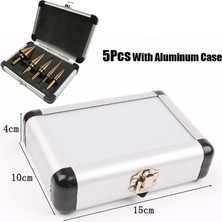 Dtools 3/5 Pcs Hss Cobalt Multıple Hole 50 Ölçü Step Drıll Bıt Set Aluminum Case/pouchf ile (Yurt Dışından)