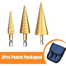 Dtools 3/5 Pcs Hss Cobalt Multıple Hole 50 Ölçü Step Drıll Bıt Set Aluminum Case/pouchf ile (Yurt Dışından)