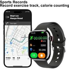 Happy World Shopping Izle 9 Max Akıllı Saat Nfc Oyunları Kablosuz Şarj Erkek Kadın Bluetooth Çağrı Spor Fitness Takipçisi (Yurt Dışından)