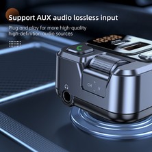 Happy World Shopping Fm Verici Handsfree Araba Bluetooth 5.1 Mp3 Çalar Stereo Araba Fm Modülatör PD30W Hızlı Araç Şarj Aux Bluetooth Adaptörü (Yurt Dışından)