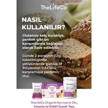 Thelifeco Organik Psyllium - Limonlu ve Çilekli Karnıyarık Otu İçecek Tozu 180g