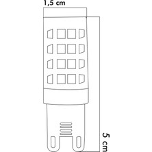 Heka G9-3 LED Ampul 5W Gün Işığı - 220V