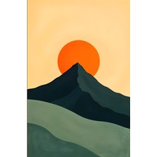 Aktüel Matisse - Boho - Art Deco - Soyut - Doğa ( 3 Lü Çerçevesiz ) Poster - Afiş - Tablo KR2C01151/