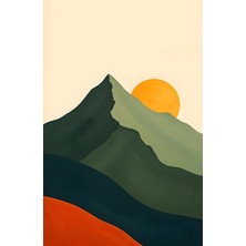 Aktüel Matisse - Boho - Art Deco - Soyut - Doğa ( 3 Lü Çerçevesiz ) Poster - Afiş - Tablo KR2C01151/