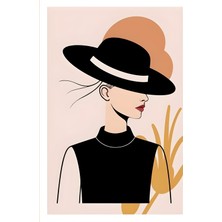 Aktüel Matisse - Boho - Art Deco - Soyut - Doğa ( 3 Lü Çerçevesiz ) Poster - Afiş - Tablo KR2C01230/