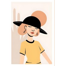 Aktüel Matisse - Boho - Art Deco - Soyut - Doğa ( 3 Lü Çerçevesiz ) Poster - Afiş - Tablo KR2C01230/