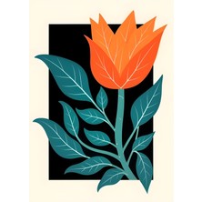 Aktüel Matisse - Boho - Art Deco - Soyut - Doğa ( 3 Lü Çerçevesiz ) Poster - Afiş - Tablo KR2C01258/