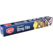 Roll-Up Streç Film 30 cm x 33 mt 1 Adet (Kayar Bıçaklı)