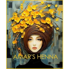 Amar's Henna Kına İçeren Saç Boyası Kestane Renk 6’lı 10 gr Paket- 1 Kutu