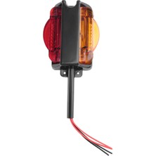 Humble 2pcs Amber/kırmızı LED Işaret Işıkları Gümrükleme Römork Işık Düzeneği (Yurt Dışından)