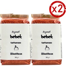 Ketbox Katkısız Doğal Organik Bebek Tarhanası +6 Ay 600 gr (300 gr  x 2 Paket)