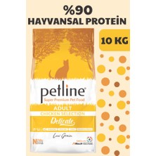 Petline Tavuklu Yetişkin Kedi Maması 10KG - DELICATE