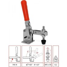 Enigma Yatay Taban Clamp Dikey Bağlantı Elemanı 1101 Y