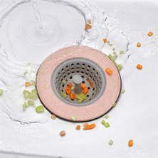 Jinlin Shop B Mavi Stil Mutfak Lavabo Filtresi Duş Gideri Saç Tutucu Banyo Zemin Gider Kapak Evrensel Tıkanmayı Önleyici Ev Lavabo Süzgeci (Yurt Dışından)