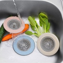 Jinlin Shop B Mavi Stil Mutfak Lavabo Filtresi Duş Gideri Saç Tutucu Banyo Zemin Gider Kapak Evrensel Tıkanmayı Önleyici Ev Lavabo Süzgeci (Yurt Dışından)
