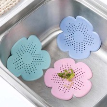 Jinlin Shop B Mavi Stil Silikon Filtre Banyo Saç Tutucu Lavabo Tıkanıklık Engelleyici Duş Gider Delik Filtresi Tuvalet Mutfak Aksesuarı (Yurt Dışından)