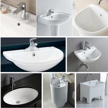 Jinlin Shop B D Stili 2 Adet Yedek Kapaklı Tidy Krom Trim Banyo Seramik Lavabo Taşma Halkası - Aksesuar Değiştirme Ihtiyacı (Yurt Dışından)