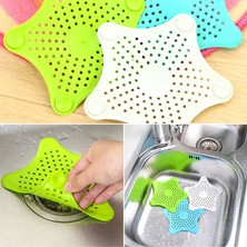 Jinlin Shop B No.2 Tarzı Banyo Ürünleri 3 Renk Temiz Seçenekli Beş Köşeli Filtre Lavabo Tıkaç Lavabo Zemin Süzgeci Saç Tutucu Ev (Yurt Dışından)