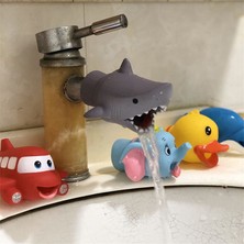 Jinlin Shop B Kedi Stili Hayvan Musluk Uzatıcı Çocuk Çocuklar Ellerini Yıkama Lavabo Su Musluğu Uzatma Sıçramaya Karşı Koruma Ucu Banyo Aksesuarları (Yurt Dışından)
