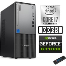 Lenovo Thinkcentre Neo 50T Gen5 Intel Core I7 13700 64GB Ddr5 2tb SSD Windows 11 Pro Nvidia GT1030 103012UB000LTRW24+ZETTA Flash Bellek