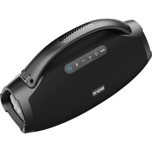 W-Kıng X20 Bluetooth Hoparlör 300W Boombox 24S Dinleme Ipx7 Kablosuz Stereo Tws Ses Bombası Siyah