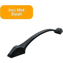 Yahya 50 Adet İnci Mat Siyah Metal Mobilya Kulbu 160 mm - 192 mm