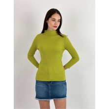 So Sweet Boğazlı Uzun Kollu Long Sleeve Kadın Triko Kazak Women Knitwear