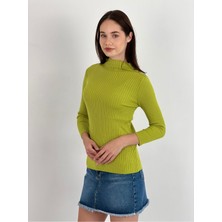 So Sweet Boğazlı Uzun Kollu Long Sleeve Kadın Triko Kazak Women Knitwear