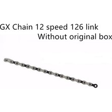 Huoxun Shop C Sram Kartal Sihirli Tarzı Sram Gx Nx Sx Eagle Eed Zincir Mtb Katı Pin Izleme 116L 126L Dağ Bisikleti Bisiklet Zinciri Gümüş (Yurt Dışından)