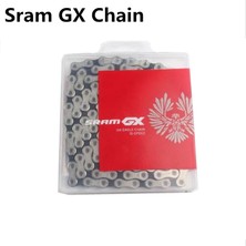Huoxun Shop C Sram Kartal Sihirli Tarzı Sram Gx Nx Sx Eagle Eed Zincir Mtb Katı Pin Izleme 116L 126L Dağ Bisikleti Bisiklet Zinciri Gümüş (Yurt Dışından)