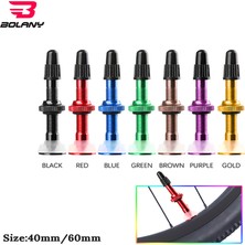 Huoxunshopc 40MM Mavi 1 Çift Stili Bolany Bisiklet Valfı Mtb Yol Bisikleti Tüp Yok Lastik Dönüşümü Anodize Alüminyum Alaşımlı Sızdırmazlık Aksesuarları (Yurt Dışından)