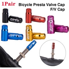 Huoxunshopc 04-Altın Tarzı 1 Çift Alüminyum Bisiklet Valf Kapağı Yol Mtb Bisiklet Lastik Toz Fv Valf Kapağı Presta Lastik Tekerlek Vana Kapak Bisiklet Aksesuarları (Yurt Dışından)