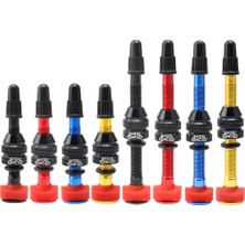 Huoxun Shop C Altın 40MM Tarzı Bisiklet Alaşım Tüplü Lastik Fv Presta Valf Gövdesi Mtb Yol Bisikleti Tüpsüz Jant C Alaşım Nipel Bakır Çekirdek Valf Plastik Kapak ile (Yurt Dışından)