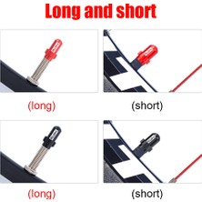 Huoxun Shop C Siyah FV18 Stili 2 Adet Risk Dağ Yol Bisikleti Lastik Valf Kapağı Alüminyum Alaşım Bisiklet Iç Lastik Fv Av Presta Schrader Valf Toz Kapağı (Yurt Dışından)